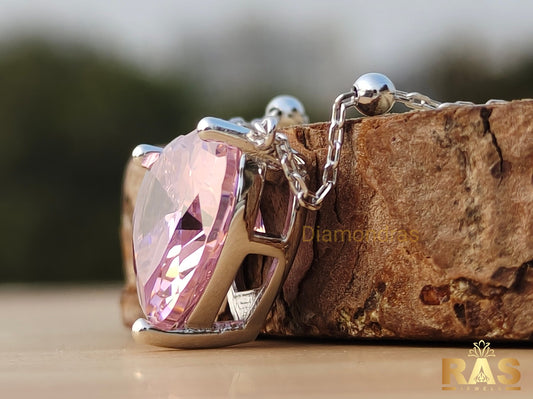 Heart-Cut Moissanite Pendant Necklace