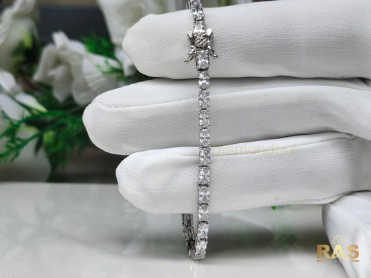 Oval Cut Moissanite Tennis Bracelet